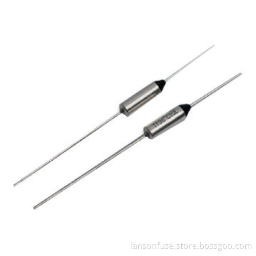 Thermal Cut-off with 250V AC Input Voltage and 15/10A Current, Measures 4.2 x 11mm